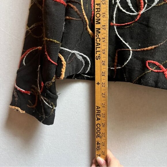 Ou Empereur Ou Rien Montreal wool embroidered blazer jacket Sz 13 - Picture 10 of 10